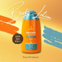 ราคา Morrin Whitening Sun Protect Body Lotion SPF50 มอร์ริน ไวท์เทนนิ่ง ซันโปรเทค บอดี้โลชั่น 200ml (15641492660)