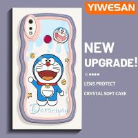 ราคา YIWESAN เคสสำหรับ Realme 3 Pro เคส3i Realme ลายการ์ตูนน่ารักโดราเอม่อนโบกสีสันสดใสน่ารักขอบกันกระแทกแบบใสนุ่มเคสมือถือโปร่งใสลายกล้องถ่ายรูปสร้างสรรค์เรียบง่ายฝาครอบป้องกันซิลิโคน (17510014891)