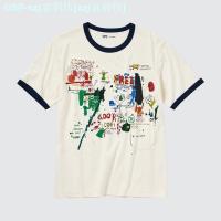 ราคา UNIQLO U ผู้ชายและผู้หญิงโฮมเมดที่มีสไตล์เดียวกันสะสมร่วมกันศิลปินเสื้อยืดพิมพ์ลาย459311 459305 459313 (20402192700)