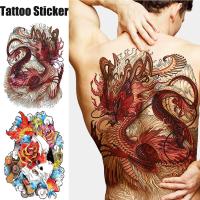 ราคา MQSDL Cool น้ำขนาดใหญ่ Transfer Tiger ปลามังกรหมาป่า TemporaryTattoo เต็มรูปแบบสติ๊กเกอร์รอยสัก S สติ๊กเกอร์รอยสักกันน้ำรูปลอก (7471575232)