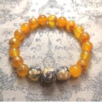 ราคา สร้อยประคำข้อมือ หยกแก้วมณี โชติ สมเด็จ โต พรมรังษี ประคำข้อมือ วรรณะสีเหลืองอำพัน ประคำหยก ประคำสมเด็จม้วน แก้วมณี โชติ วังหน้า สายวัง มวลสารศักดิ์สิทธิ์ พระสมเด็จวัดระฆัง เม็ด ประคำ 10 มิล ยืดได้ (1