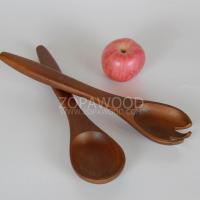 ราคา NT355 ช้อนส้อม โซปา ช้อนส้อมสลัดไม้จามจุรี (381924690)