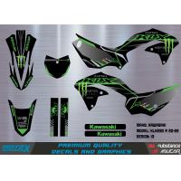 ราคา สติ๊กเกอร์วิบาก Kawasaki KLX 230 ทั้งชุด ลายกราฟฟิค สติ๊กเกอร์เคลือบเงา สุดคุ้ม D13 (18783879146)