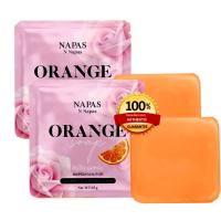 ราคา สบู่ส้มนมหอม NAPAS สบู่เมือกส้ม สูตรนี้สูตรในตำนาน ของแท้ ขนาด 65 กรัม (20129126055)