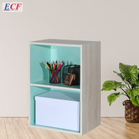 ราคา ECF Furniture ชั้นอเนกประสงค์ ชั้นวางของ 2 ช่อง ทูโทนสีพาสเทล (9146483323)