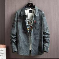 ราคา เสื้อเชิ้ตแขนยาวลายพรางแบรนด์แฟชั่นสำหรับผู้ชายเสื้อเชิ้ตทรงหลวมแบบบางสำหรับฤดูใบไม้ผลิและฤดูใบไม้ร่วงเสื้อโค้ทผู้ชาย (17772003182)
