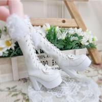ราคา 60 centimeters Luoli doll shoes slipper 7 cm high heels 3 feet BJD barbie sneakers (17225808817)