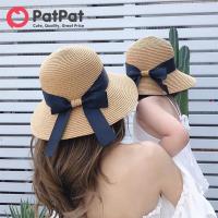 ราคา PatPat Straw Bowknot หมวกชายหาดสำหรับ Mommy และ Me (13813289773)