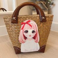 ราคา กระเป๋ากระจูดขนาด 6 8 นิ้วงานหูไม้ ใส่มุม ไม่มีซับ งานจริงสวยมาก (19534004160)