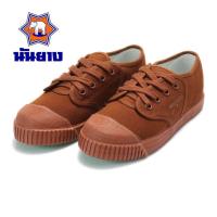 ราคา รองเท้าผ้าใบนันยางนักเรียน สีดำ สีขาว สีน้ำตาล ขนาด37 47 (20656291425)