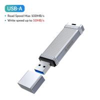 ราคา ORICO USB 3 2 USB แฟลชไดรฟ์32กิกะไบต์64กิกะไบต์128กิกะไบต์256กิกะไบต์ไดรฟ์ปากกา Memory Stick โลหะดิสก์ U มินิ Pendrive สำหรับ Type C อุปกรณ์ USB A (16248048428)
