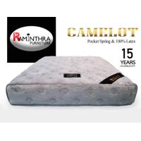 ราคา Raminthra Furniture ที่นอนพ็อคเก็ตสปริง Pocket spring รุ่น Camelot 6ฟุต หนา10นิ้ว Mattress kingsize (415006112)