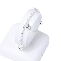 ราคา สร้อยข้อมือเงิน ลายบิดแบนประดับหัวใจสลับกระพรวน น้ำหนัก 1 บาท ยาว 7 นิ้ว ชุบเงินแท้ 925 สินค้าขายดี (7163196892)