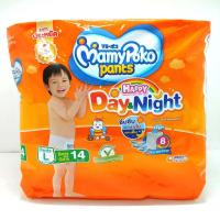 ราคา Mamypoko Pants มามี่โพโค ห่อสีส้ม Happy day and night รุ่น Small ห่อเล็ก ไซส์ L 14 ชิ้น 1 ห่อ (10027120339)
