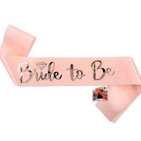 ราคา สายสะพาย bride to beสายสะพาย team brideสายสะพายเจ้าสาวเพื่อนเจ้าสาวสายสะพายสละโสด ตัวอักษรสีทองเงาเด่น ผ้ามี3สีพร้อมส่ง (16299439267)