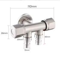 ราคา วาล์วน้ำ วาล์วฝักบัว วาล์วสแตนเลส 304 วาล์วก๊อกน้ำ วาล์วทองเหลือ วาล์วน้ำสแตนเลสแท้ มี2แบบ 2ทางและ3ทาง (19955379464)