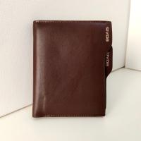 ราคา Lreather inc กระเป๋าสตางค์ผู้ชายใบสั้นทรงตั้งมีช่องใส่เหรียย หนังแท้ รุ่น B2020 1 พร้อมกล่อง (1381376328)