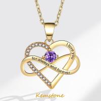 ราคา Kemstone สร้อยคอจี้เงินเพชรสังเคราะห์ชุบทองแวววาวฉันรักคุณสำหรับเสมอและตลอดไปสร้อยคอจี้รักสำหรับผู้หญิงของขวัญเครื่องประดับ (19421608871)