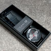 ราคา นาฬิกาผู้ชาย นาฬิกาข้อมือ Tomi นาฬิกาแบรนแท้ นาฬิกากันน้ำ สายนาฬิกา หนัง ฝาหลังกระจก เปลือย หน้าปัด 38MM มี 6 สี พร้อมกล่องแบรนด์ฟรี (15463349216)