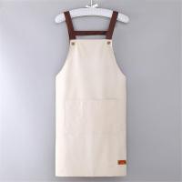 ราคา Chef Waiter Apron Barbecue Apron Hairdresser Apron Household Apron Solid Color Apron Cooking Apron (20029316616)