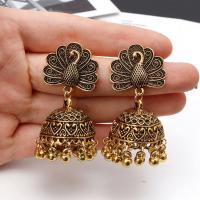 ราคา สไตล์ใหม่ Boho VintageนกยูงJhumkaชาติพันธุ์อินเดียBollywoodเผ่ายิปซีต่างหูระย้า (5995706106)