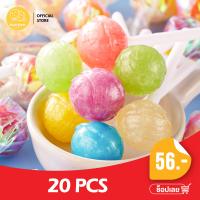 ราคา KUBKAM SNACKS rainbow lollipop candy อมยิ้มผลไม้ ลูกอม ลูกกวาด คละรสชาติ (17381088985)