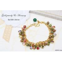 ราคา ManeeNopparut มณีณพรัช ข้อมือหินยูนาไคต์ Unakite แต่งพลอยนพเก้า รุ่น ST0062 (6313490518)