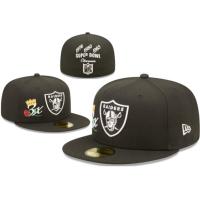 ราคา 2023หมวกแฟนรักบี้รุ่นใหม่ Raiders หมวกยอดแหลมแบบปรับไม่ได้หมวกเบสบอลแบบเต็มหมวกปีกแบนหมวก NFL (20990674772)
