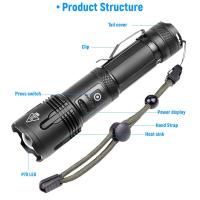 ราคา Asafee 1700 XHP70 ไฟฉายที่มีประสิทธิภาพ LED ไฟฉายกลไฟฉาย Usb 18650 26650แบตเตอรี่ไฟฉายสำหรับ Camping (4995084090)