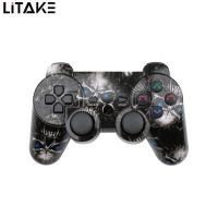 ราคา ตอบกลับอย่างรวดเร็วจอยแพดการสั่นสะเทือนคู่ไร้สายบลูทูธที่เข้ากันได้กับเกมแพดมีอินดิเคเตอร์ Led ใช้ได้กับ Sony Ps3 (21274752722)