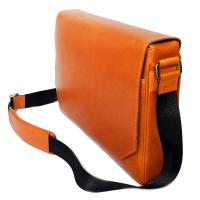 ราคา กระเป๋าหนังแท้ Notebook Briefcase แบบสะพาย สำหรับวันทำงาน Tan Brown full Grain Genuine leather bag (1366166476)