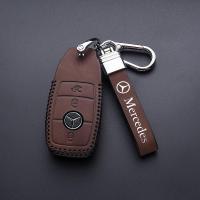 ราคา เคสกุญแจ For Mercedes Benz AMG W205 W210 W211 W124 CLA GLA GLK AMG GLC ปลอกกุญแจ เคสรีโมตกุญแจ (21133713518)