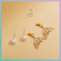 ราคา petite by PRAKYRE Mermaid Pearl Eatting ต่างหูห้อยรูปหางนางเงือกแบบสาวช่างฝัน ตกแต่งด้วยมุกและเพชร (19533522088)
