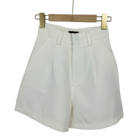 ราคา Beming bkk กางเกงขาสั้น เอวสูง เข้ารูป สีขาวUsed Like New Preloved (20324792198)