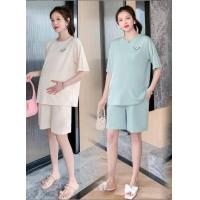 ราคา ชุดเสื้อคลุมท้อง กางเกงขาสั้น สไตล์เกาหลี ผ้าเนื้อนิ่ม ยืดตัว ใส่สบายมากๆ กางเกงปรับได้ตามขนาดครรภ์ ใครหาชุดใส่วันชิลๆ (17785940606)