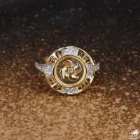 ราคา แหวนกังหัน เรียกทรัพย์ ลายอินฟินิตี้ Infinity ขอบพลอย 8 เม็ด ก้านพลอย 8 เม็ด SW34103 (20335928314)