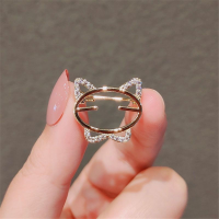 ราคา เครื่องประดับแฟชั่นมีเข็มกลัดเพชรสีทองฝังเพชรดีไซน์เฉพาะสไตล์เกาหลีเครื่องประดับอัญมณีเครื่องประดับสำหรับสุภาพสตรี (19220399371)