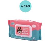 ราคา 1 ห่อ Baby Wipes ทิชชู่เปียก กระดาษทิชชู่เปียก 80 แผ่น (18571596936)