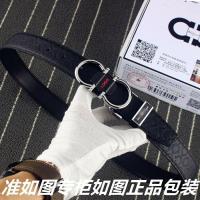 ราคา 2023 F new 100 leather guaranteed leather embossed design full of fashion Mens belt Gift packaging (20886734088)