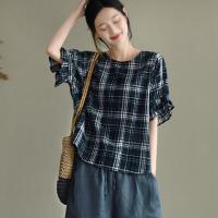 ราคา LH Sunday เสื้อคอจีนลายสก็อตแต่งกระดุมหน้า งานเรียบง่ายแมทซ์ได้ทุกโอกาส เหมาะกับทุกวัยเลยน้าา (13722436279)