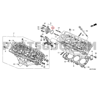 ราคา โอริงท้ายแคม โอริงแคม โอริงฝาปิดแคมหลัง เครื่อง V6 ตระกูล J Honda แท้เบิกศูนย์ฮอนด้า (21273450931)