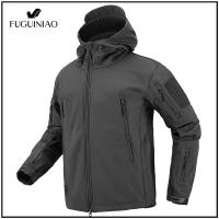 ราคา Fuguiniao เสื้อแจ็คเก็ตทหารกันน้ำเสื้อโค้ทยุทธวิธีใช้กลางแจ้งสำหรับฤดูหนาวเสื้อแจ็คเก็ตทหารบุผ้า (10729419429)