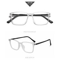 ราคา ไทเทเนียมบริสุทธิ์สายตาสั้นกรอบแว่นตาใบหน้าใหญ่เบากับกรอบแว่นตา ยางไทเทเนียมแว่นกันแดด9822แว่นตาหนึ่ง (14100031905)