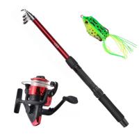 ราคา สุดคุ้ม คันเบ็ดตกปลาพร้อมรอกสายเอ็น คันสไลส์ 2 ท่อน รอกตกปลา อุปกรณ์ตกปลา กบยางตกปลา ชุดตกปลาหน้าดิน คันเบ็ดถูกๆ ชุดเบ็ดถูกๆ (9108159104)