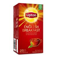 ราคา Lipton English Breakfast Tea ลิปตัน อิงลิช เบรคฟาสต์ ชาอังกฤษ 2 4g x 25 Teabags (672336039)