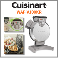 ราคา Cuisinart WAF V100KR ทำวาฟเฟิลแบบแนวตั้งกระทะเครื่องปิ้งขนมปังไม่ติดแผ่นเคลือบครัวเตาอบทำอาหารที่วางที่เก็บสายไฟสมาร์ทล็อคเย็นแสดงการอบ5ขั้นตอน (18671423502)