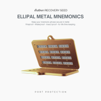 ราคา ELLIPAL Gold ที่เก็บ Bitcoin Seed phase for Hardware Wallet เก็บ bitcoin and cryptocurrency (19849128135)