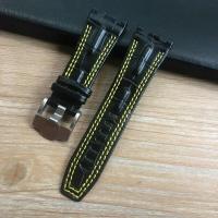 ราคา New นาฬิกาข้อมือหนังจระเข้พร้อม substitute Royal Oak AP AP 26470 26133 15703 28 มม (19818100490)