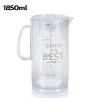 ราคา เหยือกน้ำพลาสติก เหยือกใส มีสเกล เหยือกน้ำพลาสติก เหยือกน้ำพลาสติกใส เหยือกน้ำใส ความจุ1850ml พร้อมฝาปิด พลาสติกเกรด A แข็งแรง ทนทาน NAJU (17732874421)