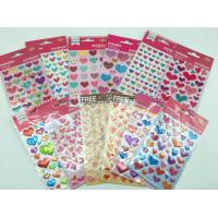 ราคา สติ้กเกอร์หัวใจ PVC น่ารัก คละแบบ แบบนูน ขนาด10x19 ซม กันน้ำ สำหรับติดตกแต่งSticker สติ๊กเกอร์ หัวใจ วาเลนไทน์ พร้อมส่ง (17482694109)